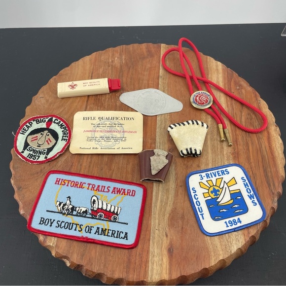 Boy Scout Assorted Patch accessory Lot of 9 vintage - Picture 1 of 5